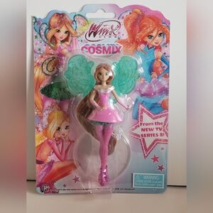 Winx Club Cosmix Fairy Flora Mini Doll Series 8 Rainbow NIB